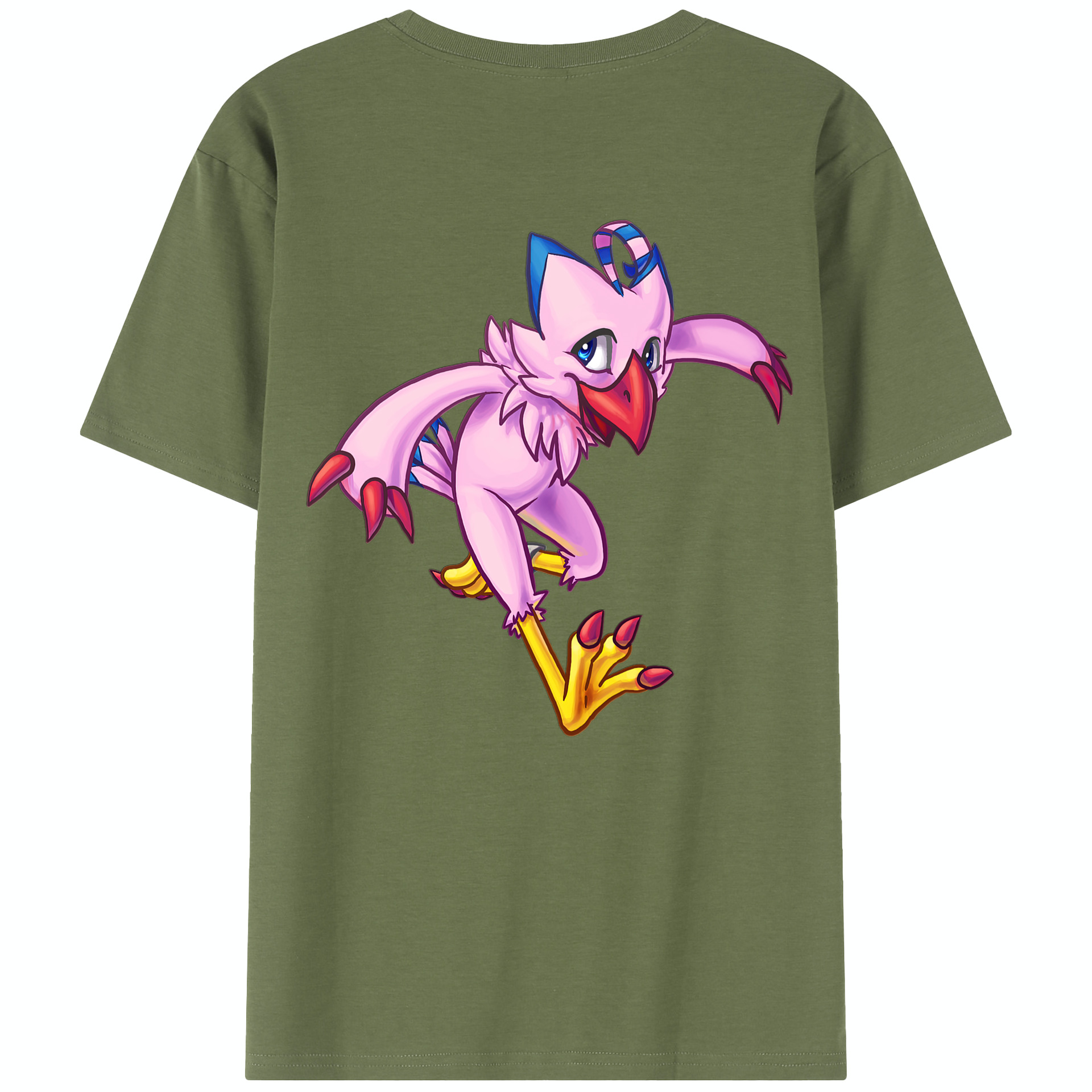 （画像用） Digimon デジタルモンスター/デジモン 綿100％半袖Tシャツ（背面プリント）